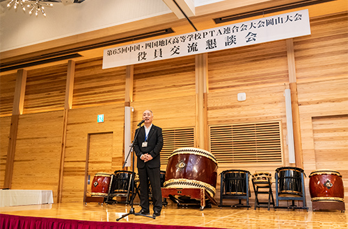 【来賓挨拶 鍵本県教育委員会教育長】