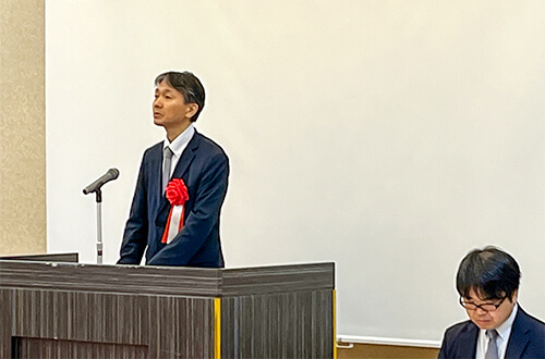 【来賓祝辞 藤岡県高校長協会副会長】